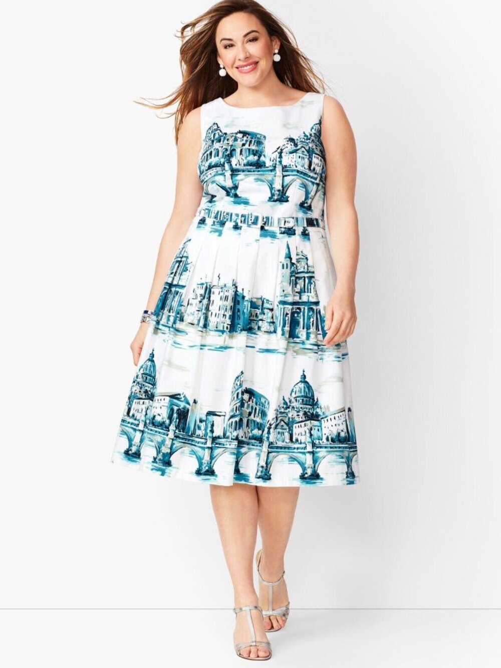 NWT Scenic Rome Fit & Flare Dress size 16W